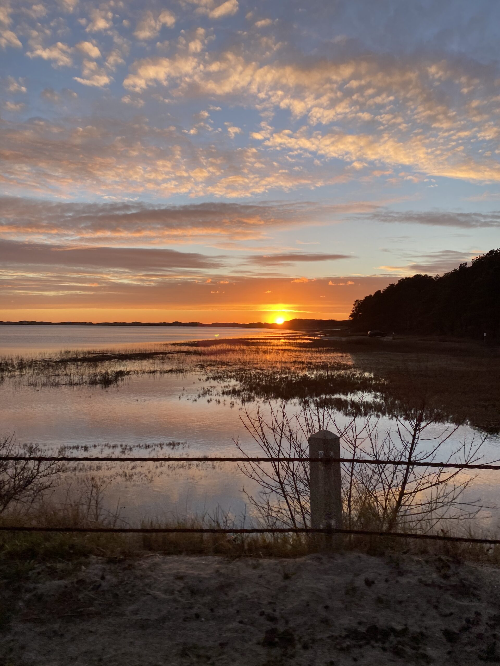 Photo taken in Cape Cod, MA during sunset.